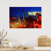 Poster Holbrook Dinosaures-Rte 66 (Cuisine)