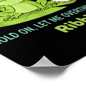 Poster Hold On Let Me Overthink This Frog Ribbit (Coin)