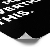 Poster Hold On Let Me Overthink This Funny Sarcastic Quot (Coin)