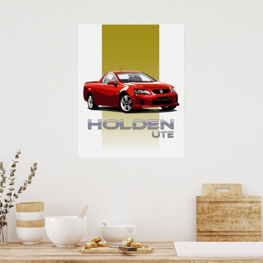 Poster Holden Ute (Cuisine)