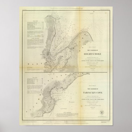 Poster Hole de Holmes, Tarpaulin Cove (Devant)