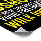 Poster Hole Holes Warning Profanity Fun Gag Gift  (Coin)