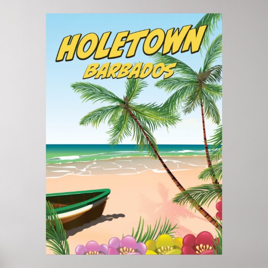 Poster Holetown Barbade (Devant)