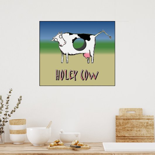 Poster Holey Cow (Cuisine)