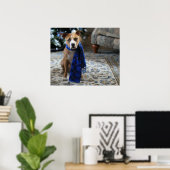 Poster Holiday Cheer from Pit Bull Rescue Dog (Bureau à domicile)