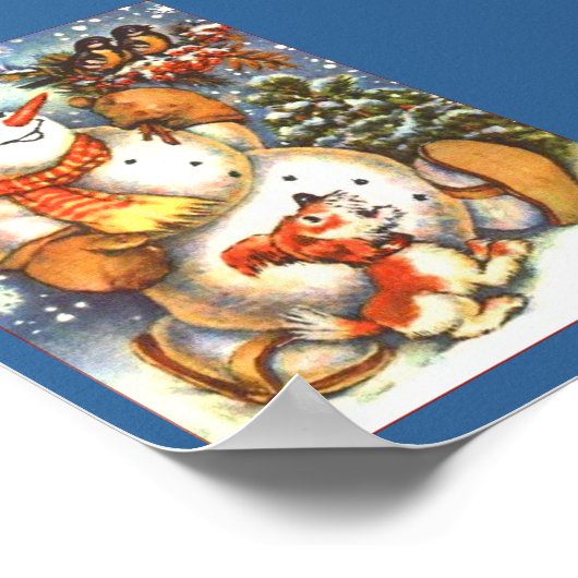 Poster Holiday Snowman (Coin)