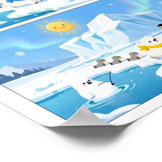 Poster Holiday Theme Spot the Difference Kids Activity  (Coin)