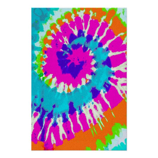 Poster holiES - Power Spiral Batik Style (Devant)