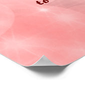 Poster Holistique de Bénédiction Rose Sparkle (Coin)