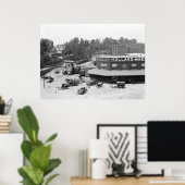 Poster Holland American Docks : 1900 (Bureau à domicile)