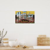 Poster Holland, Michigan - Scènes de grandes lettres (Cuisine)