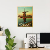 Poster Holland Windmill (Bureau à domicile)