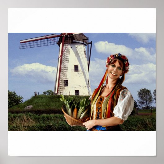 POSTER HOLLAND WINDMILL (Devant)