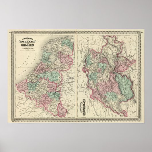 Poster Hollande, Belgique et Suisse (Devant)