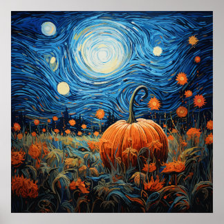 POSTER HOLLOWEEN NIGHT ART