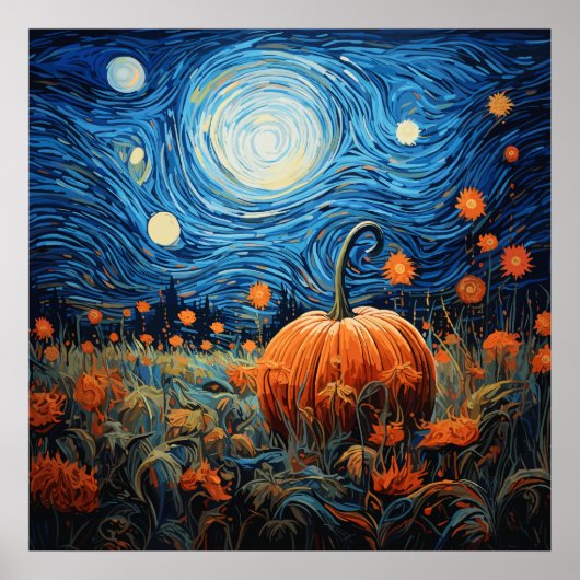 POSTER HOLLOWEEN NIGHT ART (Devant)