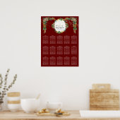 Poster Holly Gold Foliage Mariage Bourgogne (Cuisine)