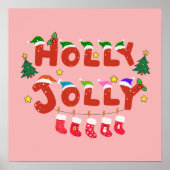 Poster Holly Jolly (Devant)