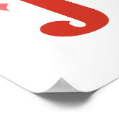 Poster Holly Jolly - Typographie des Fêtes Rétro (Coin)