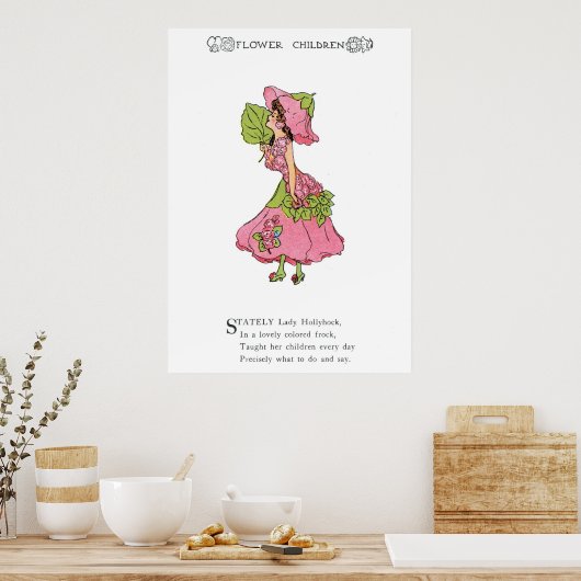 Poster Hollyhock (Cuisine)
