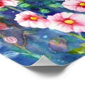 Poster Hollyhocks (Coin)