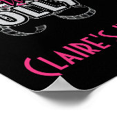 Poster Hollywood Birthday Party (Hoek)