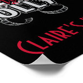 Poster Hollywood Birthday Party (Hoek)