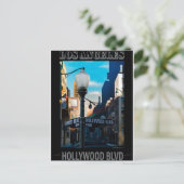 Poster Hollywood Blvd. Briefkaart (Staand voorkant)
