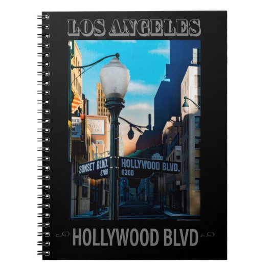 Poster Hollywood Blvd. Carnet (Devant)