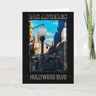 Poster Hollywood Blvd. Carte de voeux