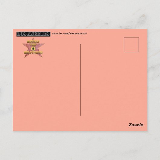 Poster Hollywood Blvd. Carte postale (Dos)