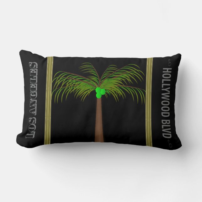 Poster Hollywood Blvd. Lumbar Pillow Kussen (Voorkant)
