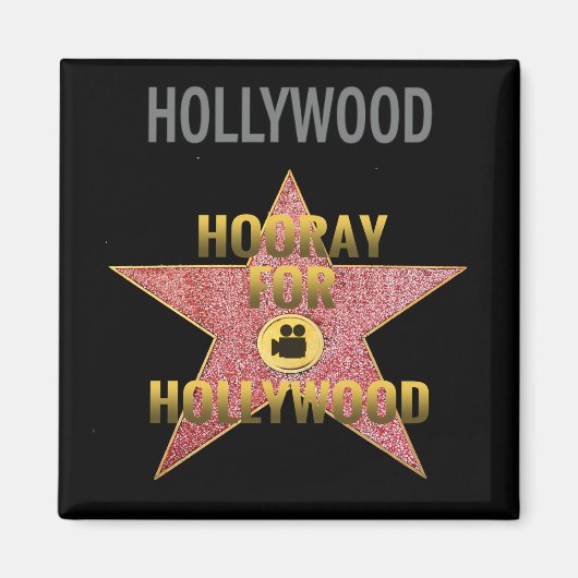 Poster Hollywood Blvd. Magnet Magneet (Voorkant)