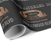 Poster Hollywood Blvd. papier cadeau (Coin rond)