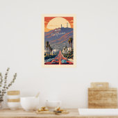 Poster Hollywood Californie (Cuisine)