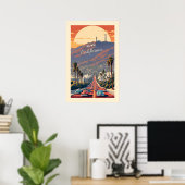 Poster Hollywood Californie (Bureau à domicile)