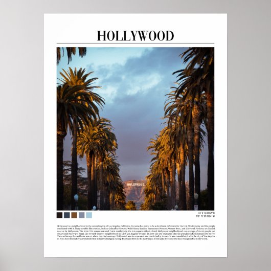 Poster Hollywood - Los Angeles (États-Unis) (Devant)