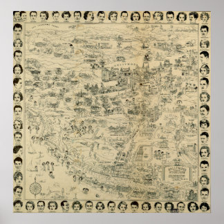 Poster Hollywood Starland 1937