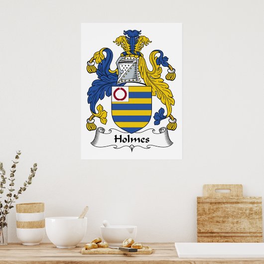 Poster Holmes Family Crest (Cuisine)