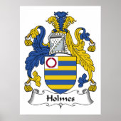Poster Holmes Family Crest (Devant)