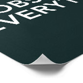 Poster Holmes garde le calme et observe tout (Coin)