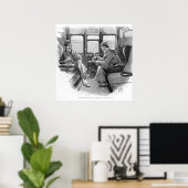 Poster Holmes M'A Donné Un Croquis Des Événements (Bureau à domicile)