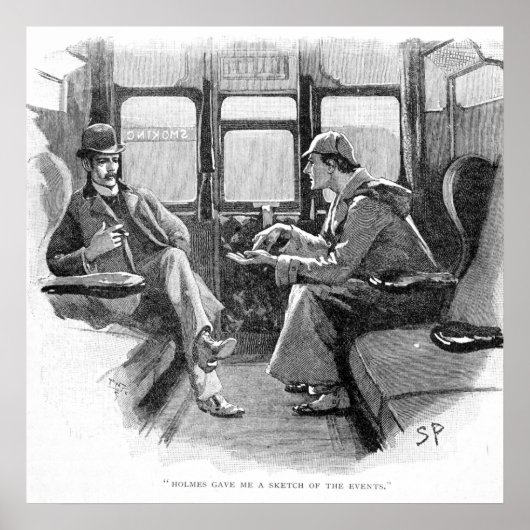 Poster Holmes M'A Donné Un Croquis Des Événements (Devant)