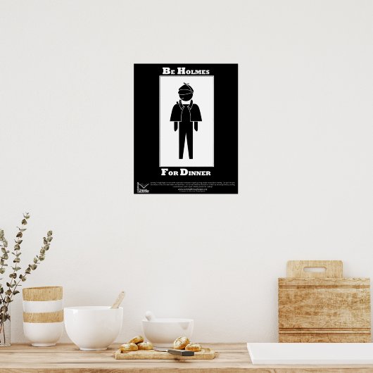 Poster Holmes Pour Le Dîner (Cuisine)