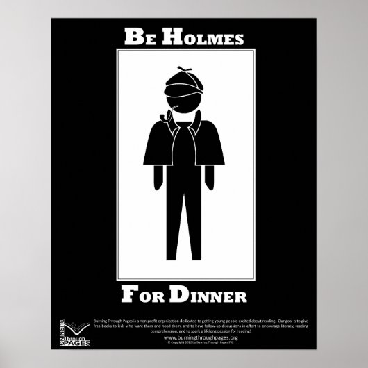 Poster Holmes Pour Le Dîner (Devant)