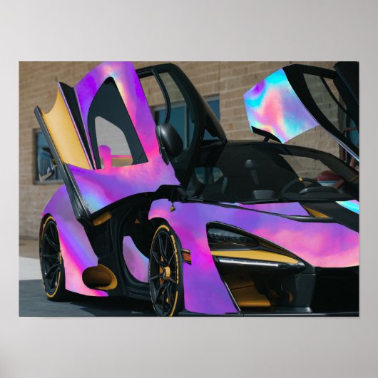 Poster holo car (Devant)
