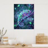Poster Hologram Chameleon Data Vine (Cuisine)