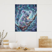 Poster Hologramme Koala Canopée Néon (Cuisine)