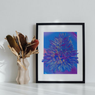 Poster Holographique 80s Art Futuriste Moderne
