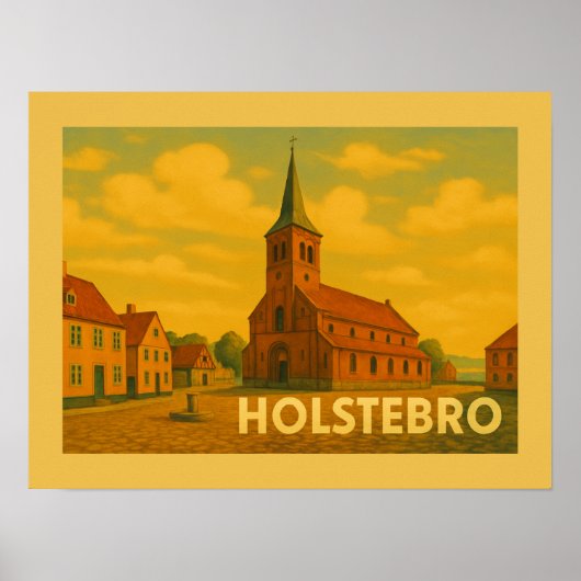 Poster Holstebro Danemark Giacometti (Devant)